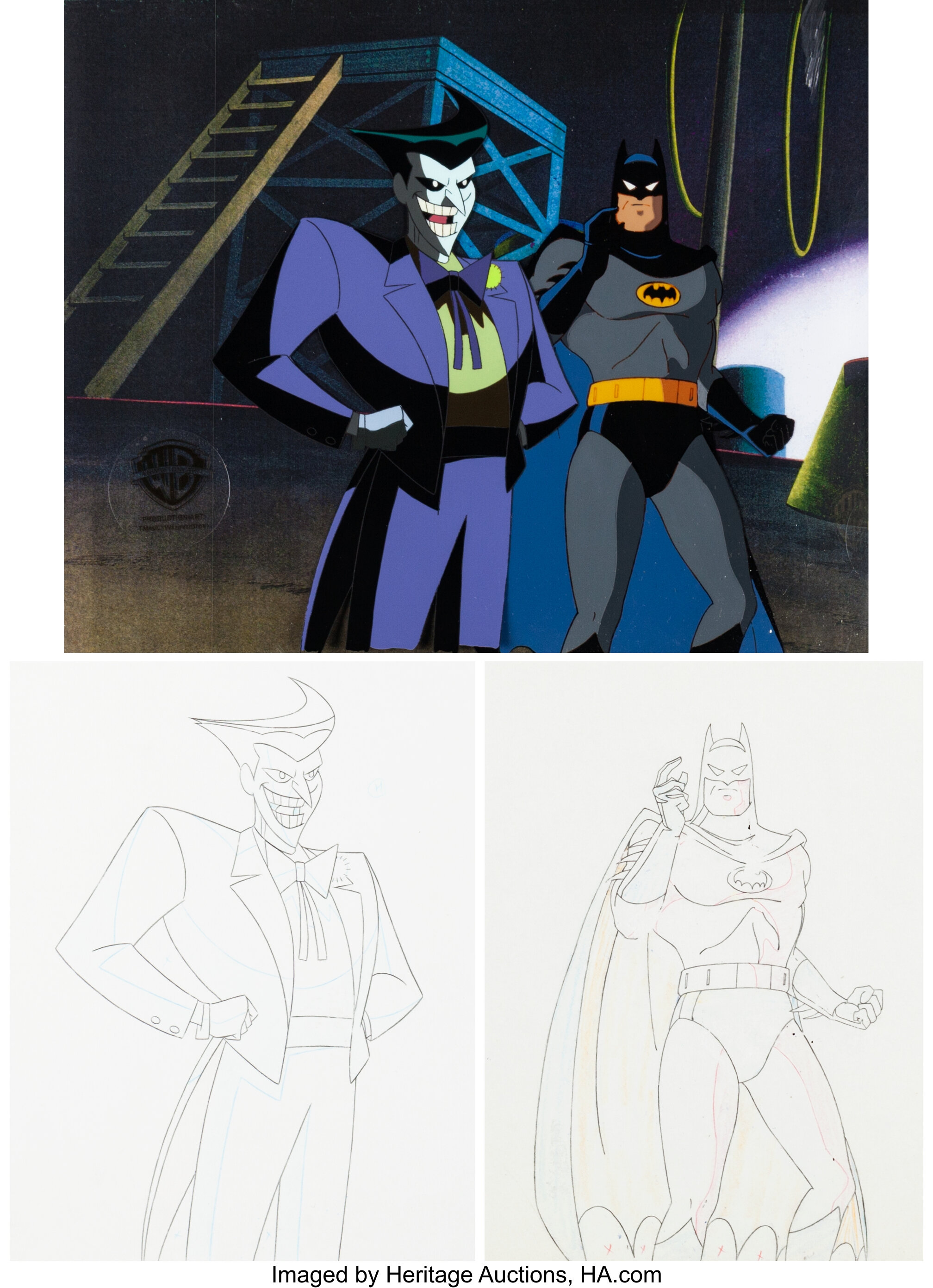 batman animated series drawings