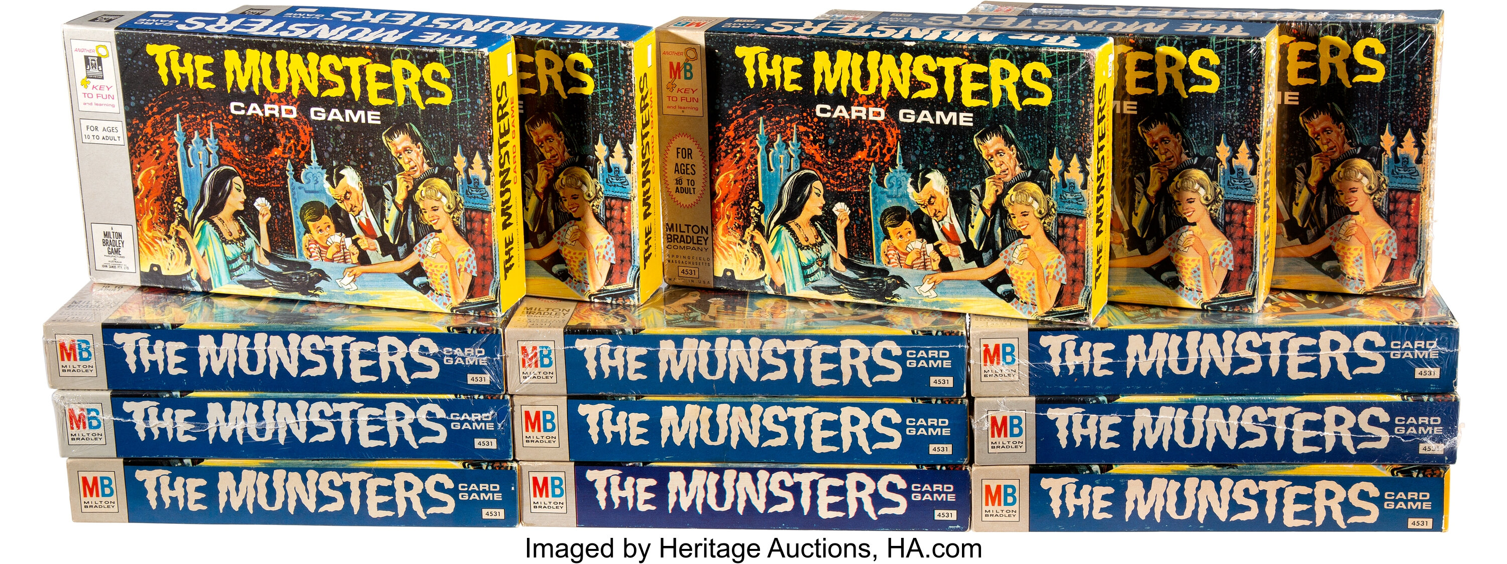 Vintage Set of (14) The Munsters Card Games (1964).... Movie/TV | Lot ...