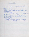 California Love (Unused Verse) - Tupac's Handwritten Lyrics 