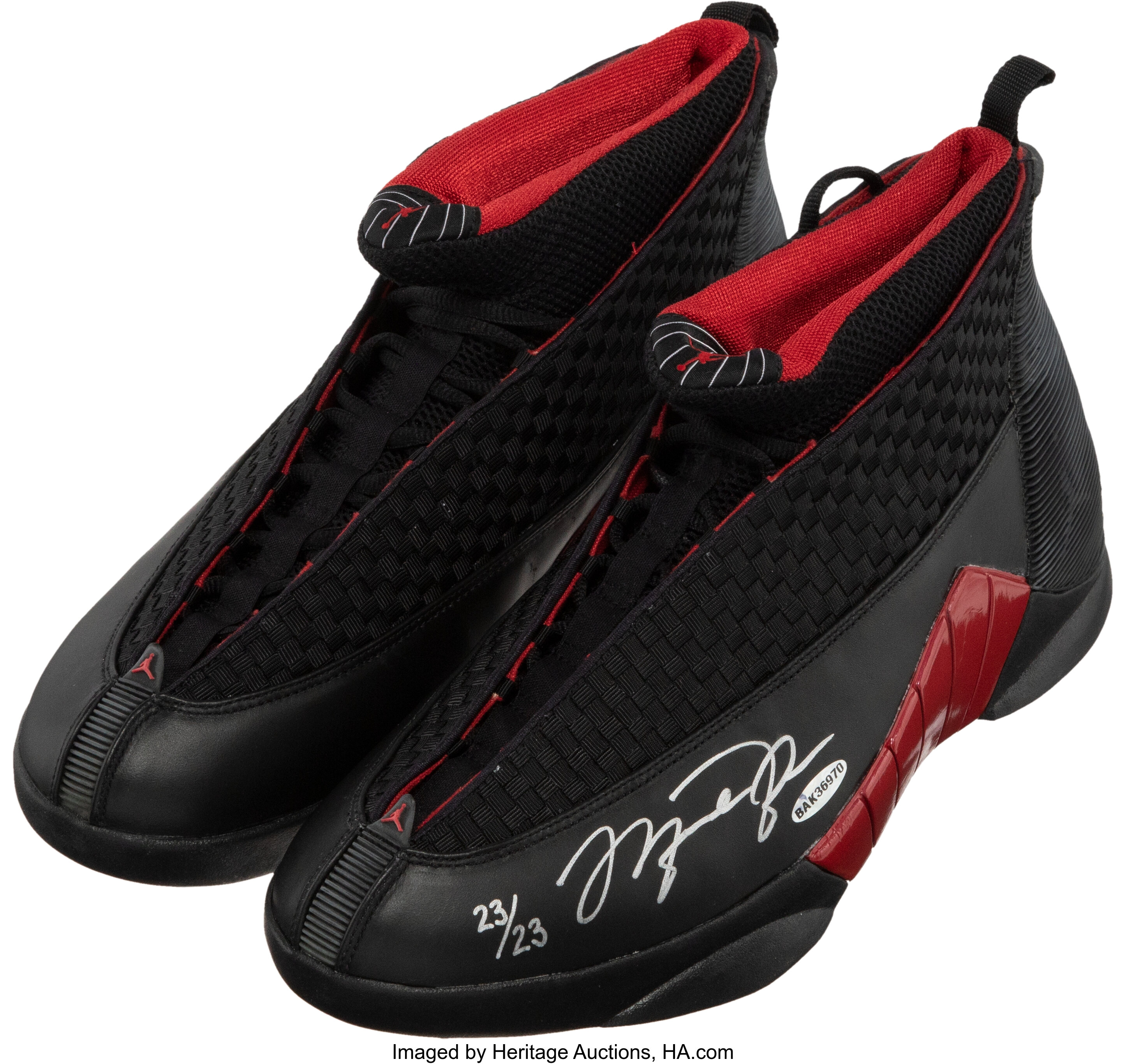 2000's Michael Jordan Signed Air Jordan XV UDA 