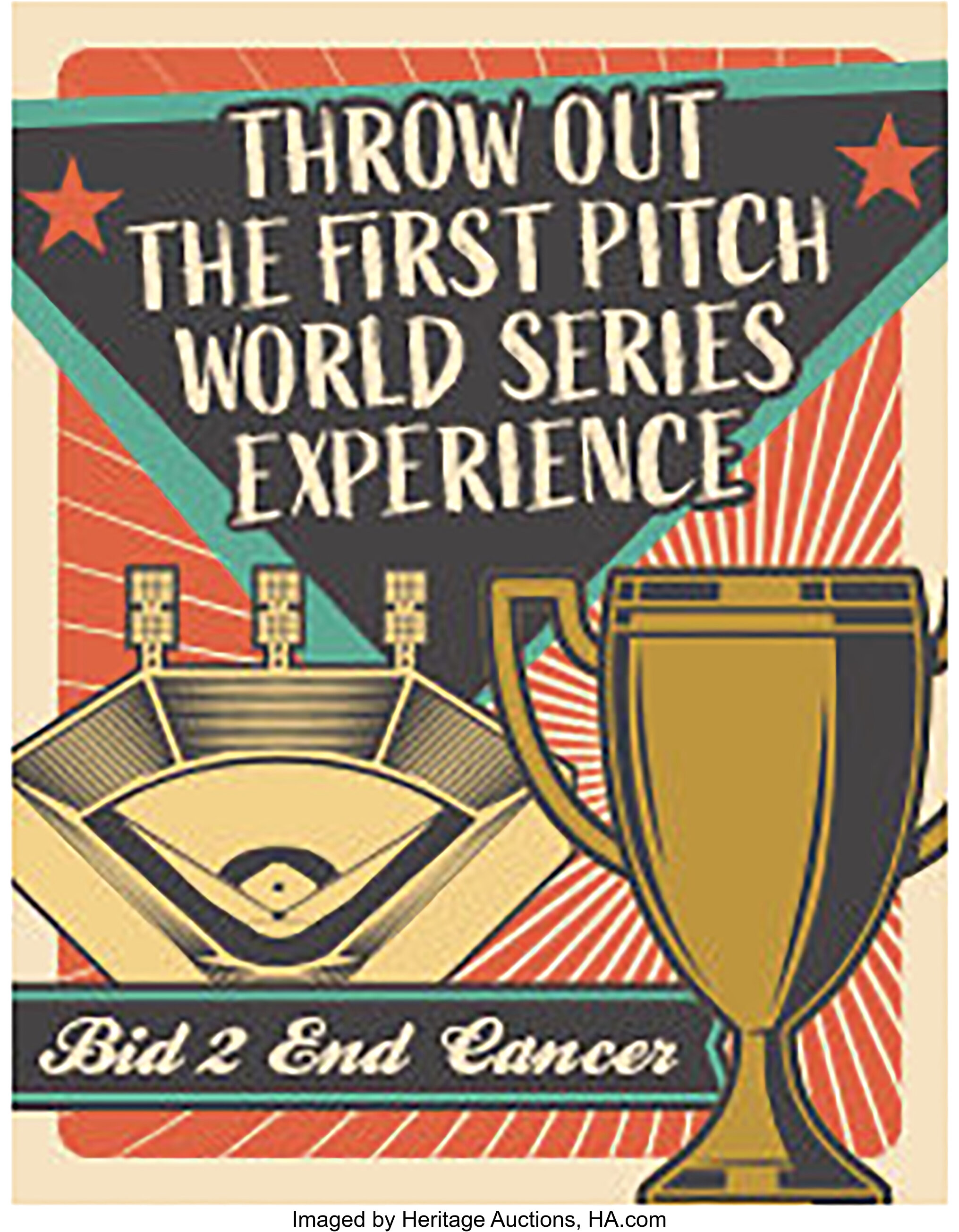 2021 World Series Ceremonial First Pitch. Baseball Collectibles