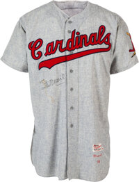 Lot Detail - 1977 Stan Musial Game Used Coaches Jersey