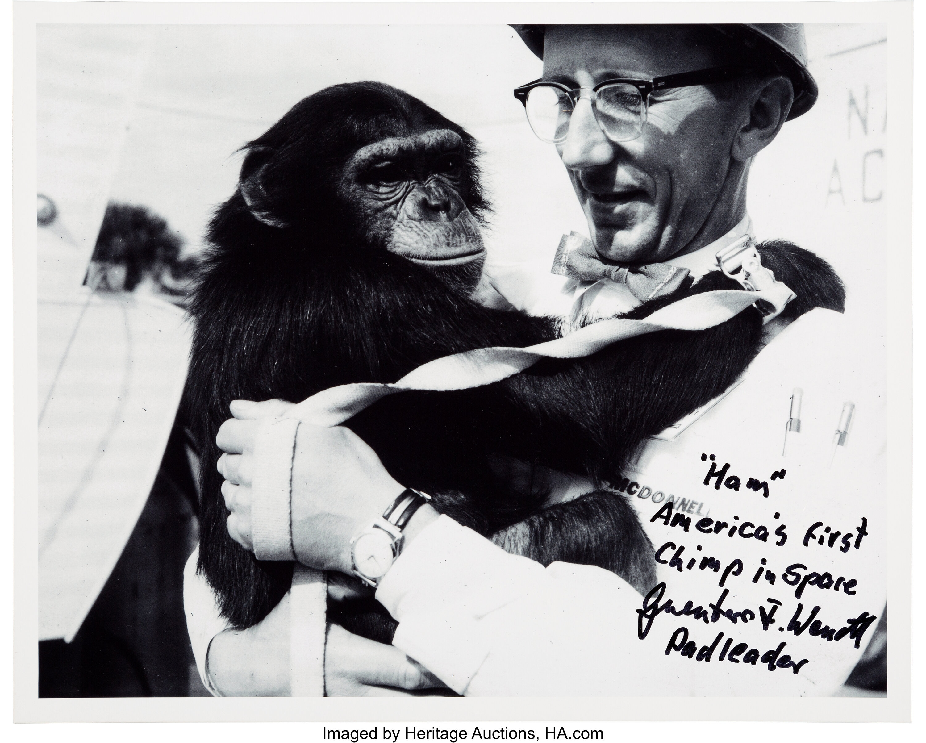 Guenter Wendt Signed Photo, Pictured with 