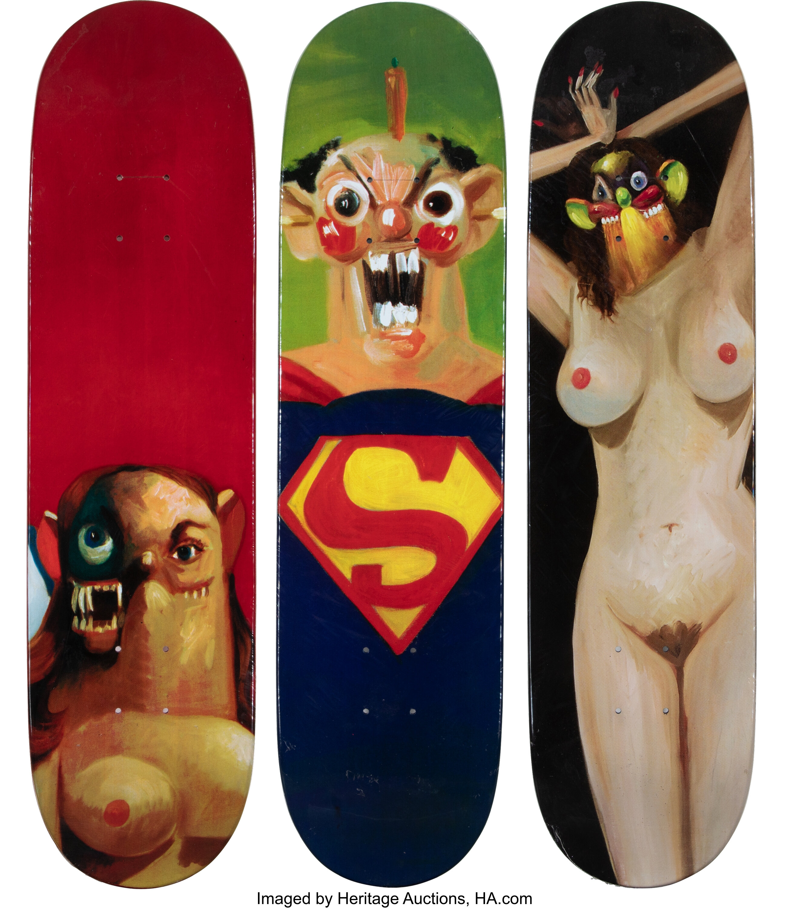 Auction for entire series of Supreme skateboard decks expected to