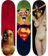 Denial Supreme Vuitton Smashup Pill Skateboard Deck Set (Edition of 10)