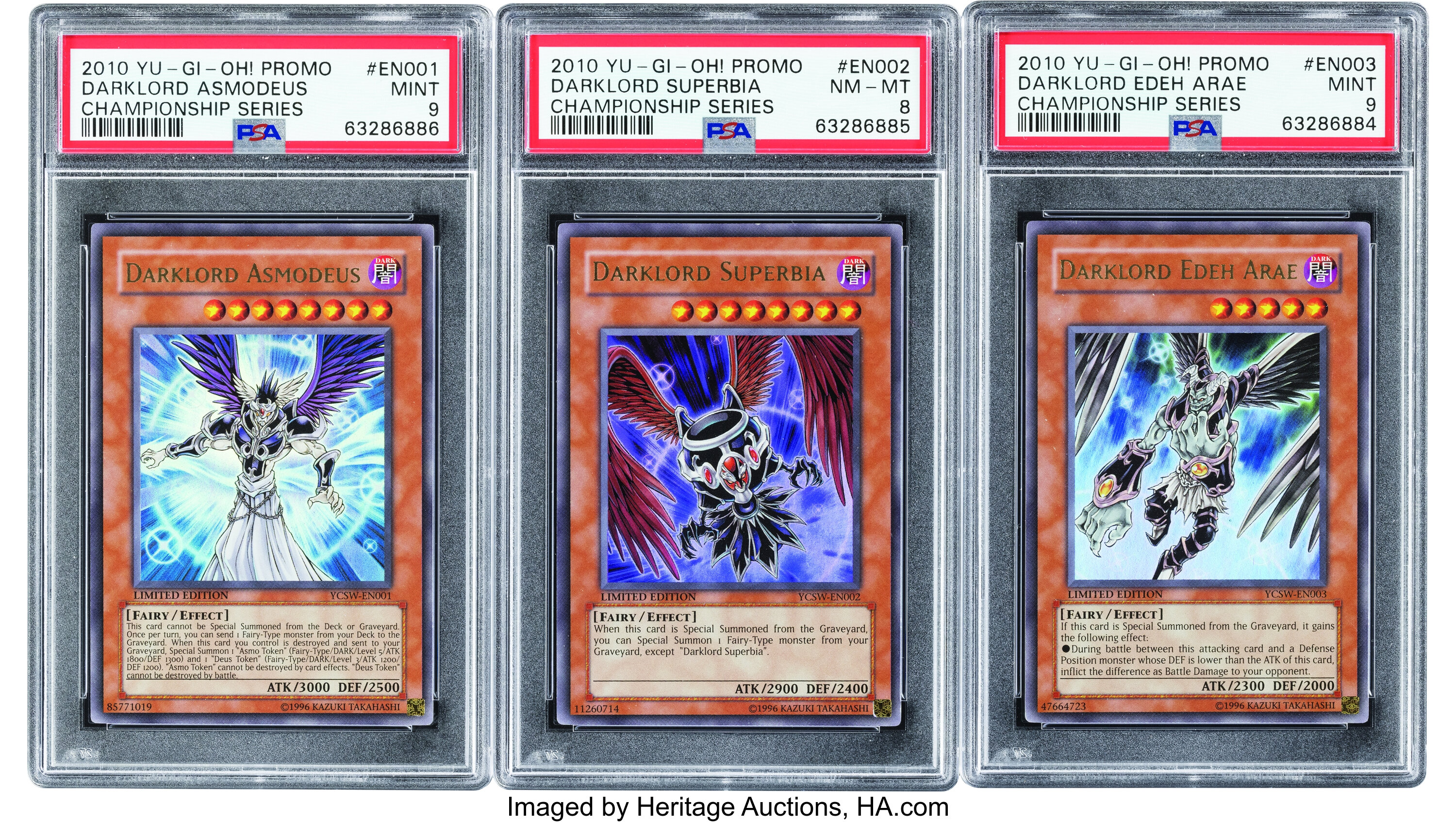 YuGiOh! Championship Series Prize Cards Complete Set Trading Lot