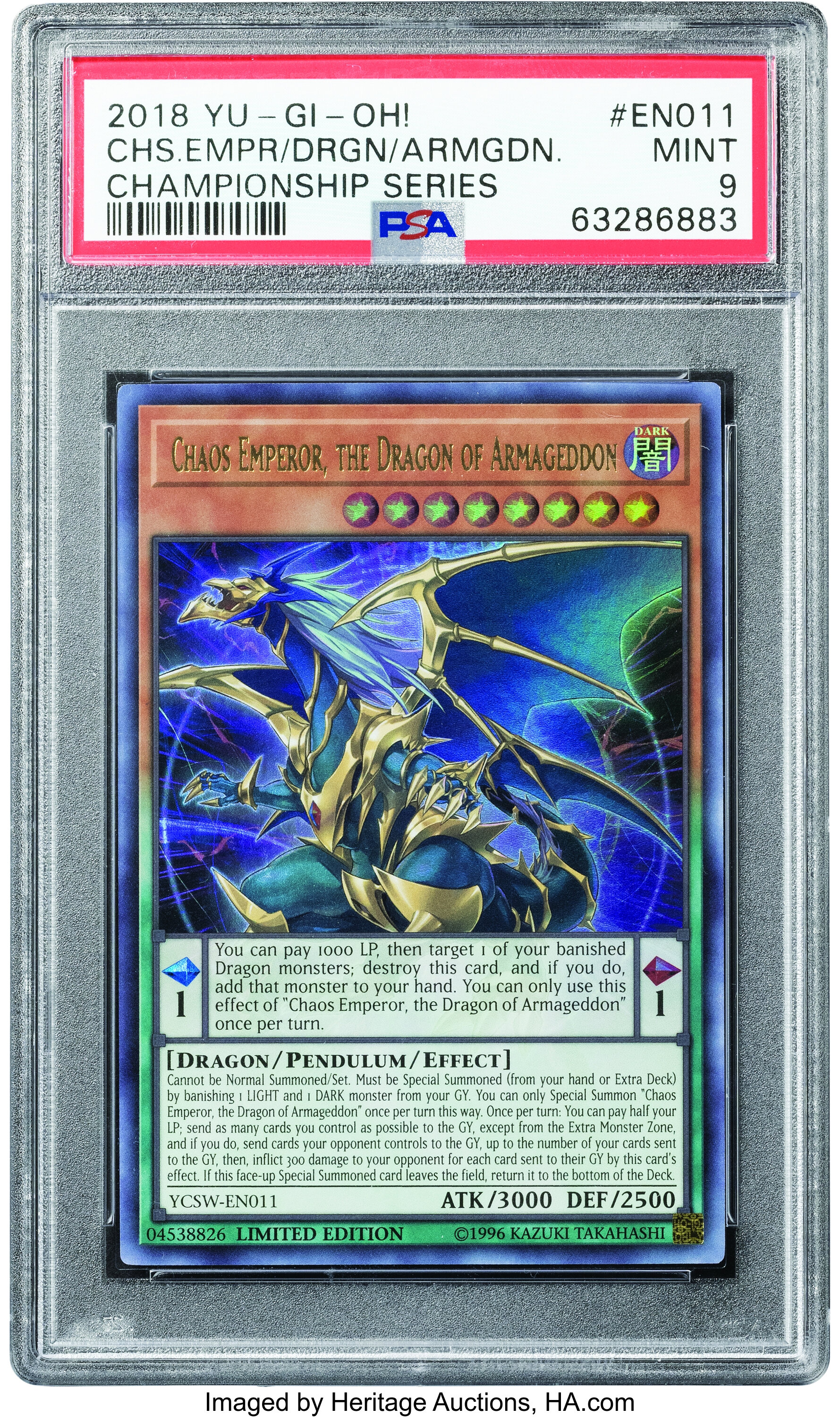 Yu-Gi-Oh! World Championship 2018 prize cards : YuGiOh Card Prices