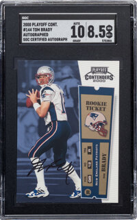 2004 SP Game Used Tom Brady (Authentic Fabrics Autographed) #AAF