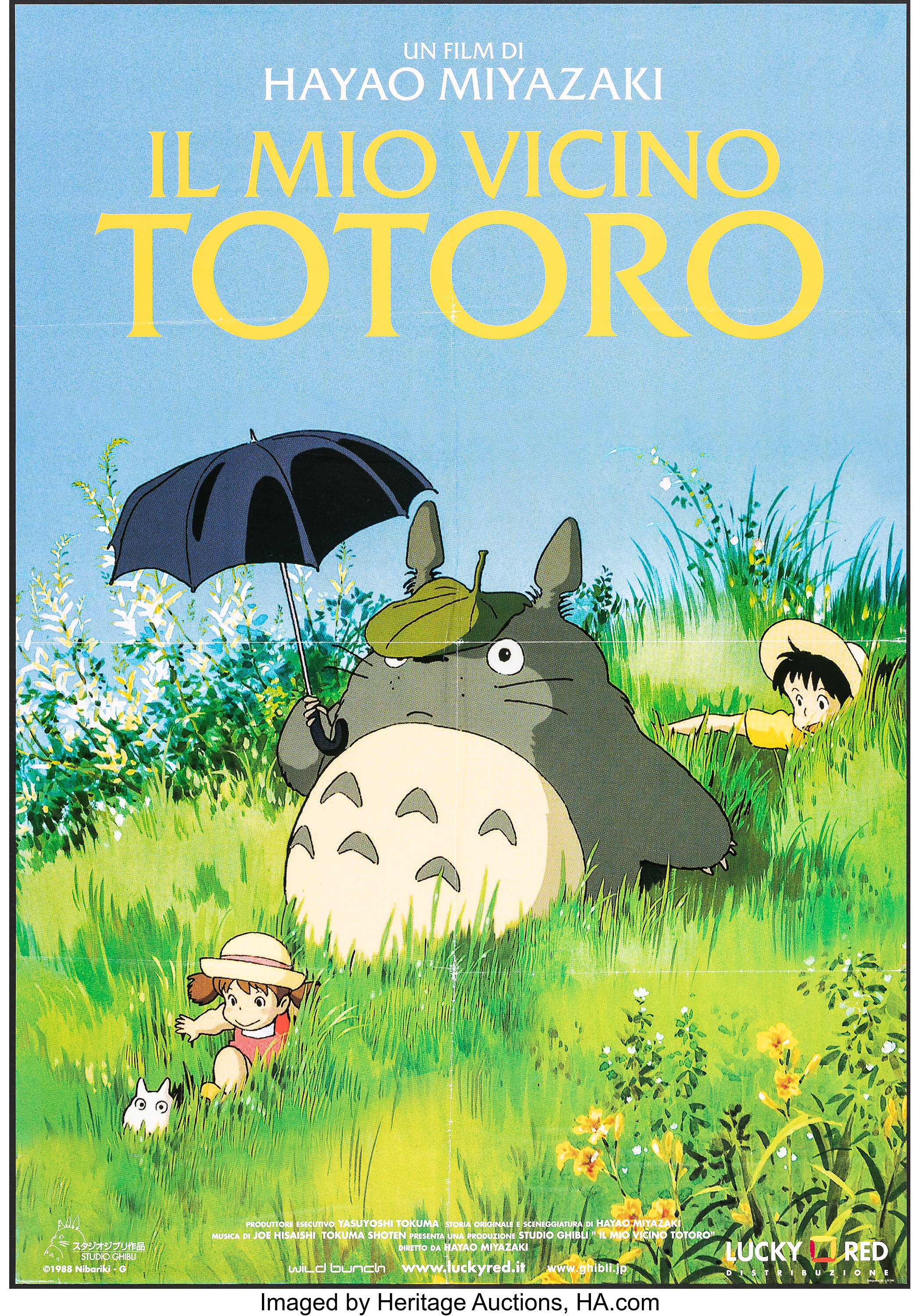 My Totoro (Lucky Red, Folded, Very Fine+. Italian 2 | Lot | Heritage