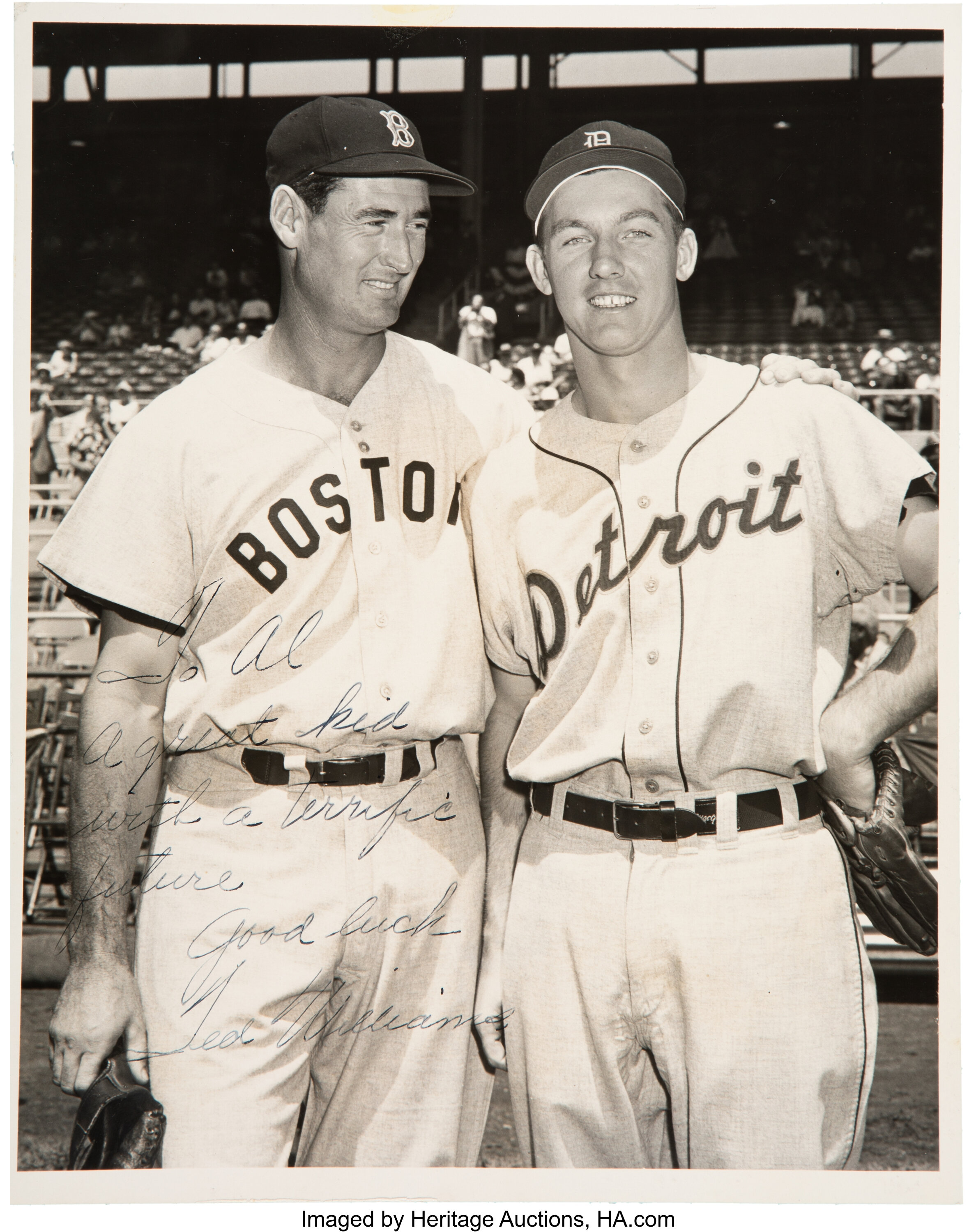 Sold at Auction: Very fine Ted Williams Boston Red Sox