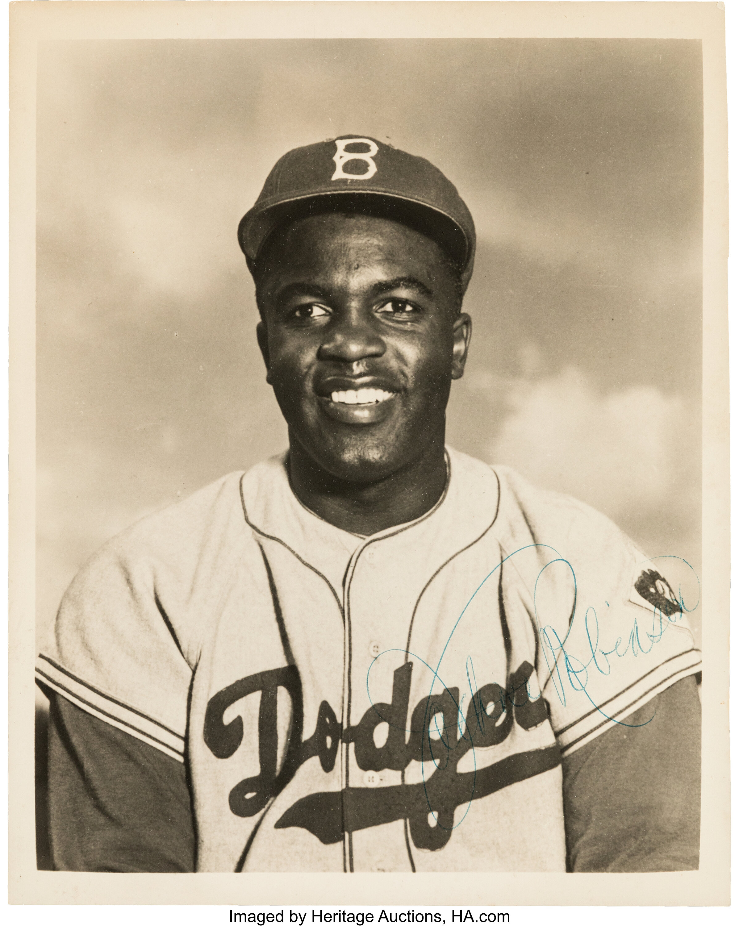 Jackie Robinson's 1951 Game-Worn Brooklyn Dodgers Jersey Sells for