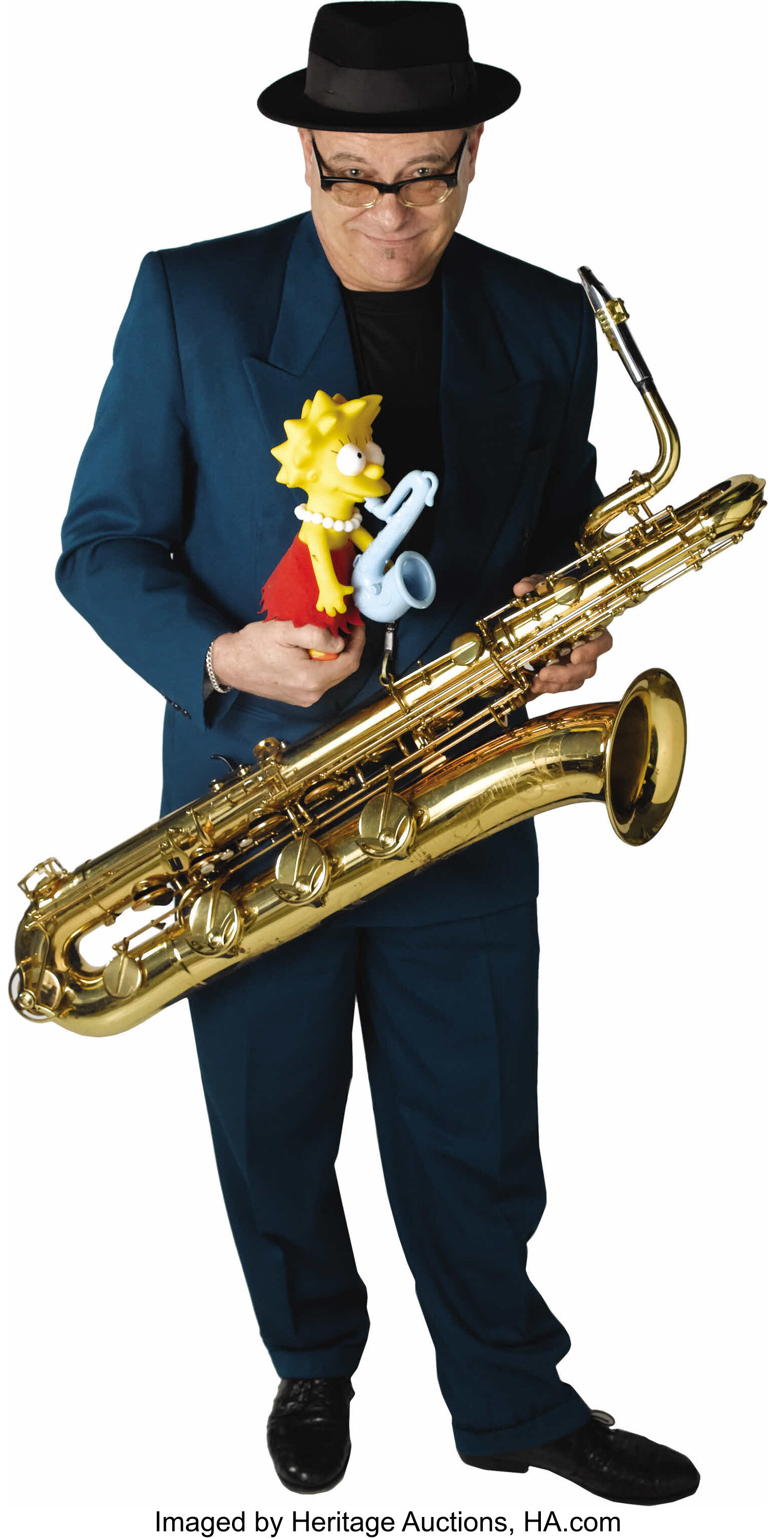 antepasado Suradam Generalizar Lisa Simpson Saxophone, with Extras Including Platinum Album | Lot #21078 |  Heritage Auctions