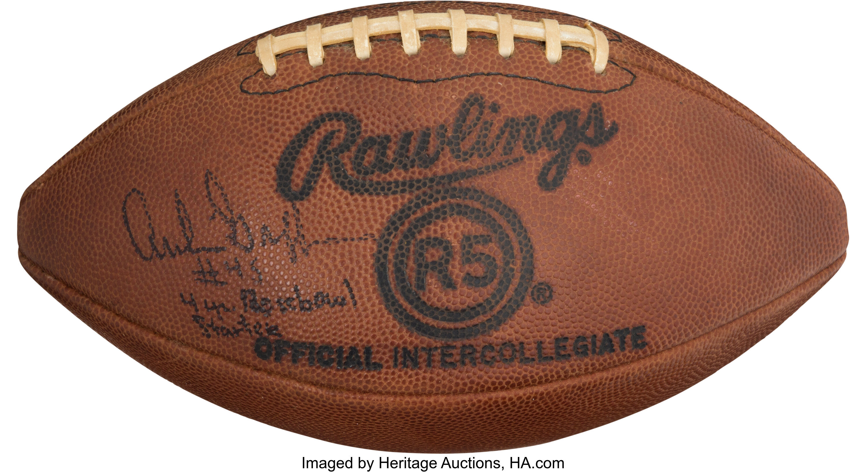 1973 Archie Griffin Signed Ohio State Rose Bowl Football., Lot #60046