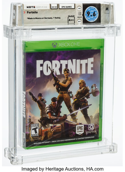 XBOX ONE - FORTNITE - FACTORY SEALED - WATA 9.8 A - EPIC GAMES 2017 FIRST  PRINT