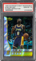 1996 Bowman's Best Kobe Bryant (Atomic Refractor) Rookie #R23 PSA