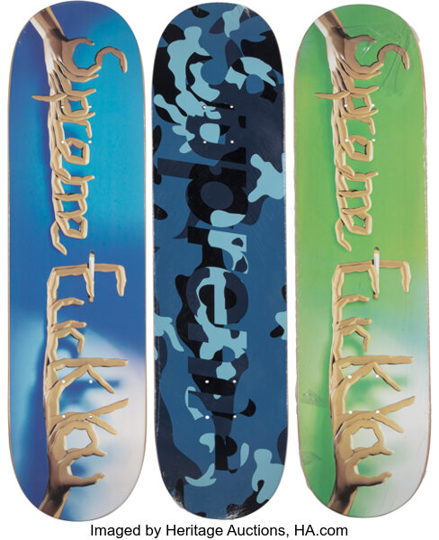 Fuck You Supreme Skateboard 3 Deck Set