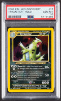 Pokémon Tyranitar #12 Unlimited Neo Discovery Trading Card