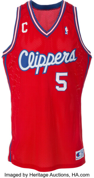 Los Angeles Clippers Danny Manning #5 Nba 1993 Throwback White Jersey -  Bluefink