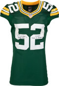 Clay Matthews Green Bay Packers Nike Throwback Limited Jersey - Navy Blue