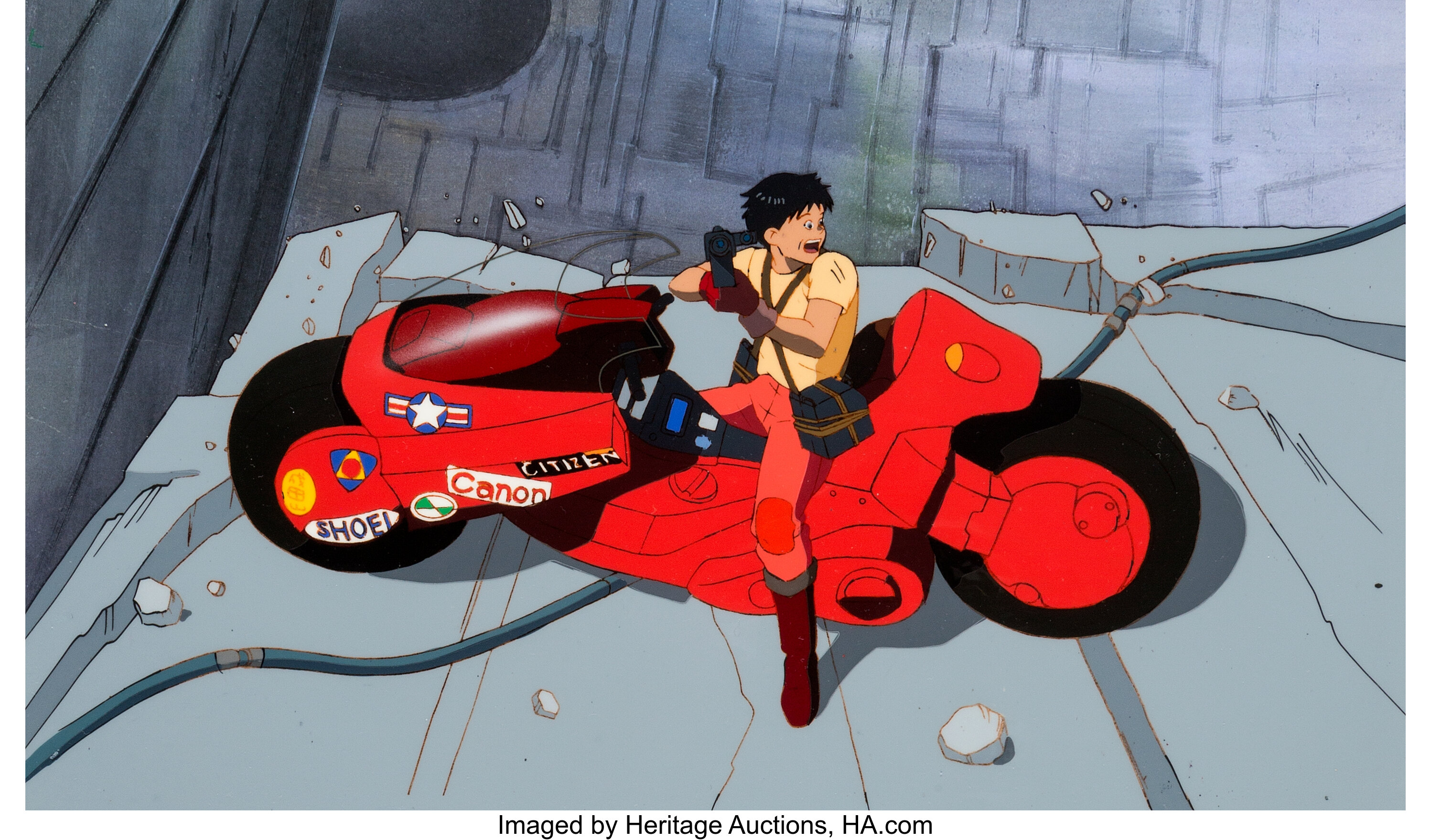 Akira Kaneda Production Cel Setup and Animation Drawing (Tokyo | Lot