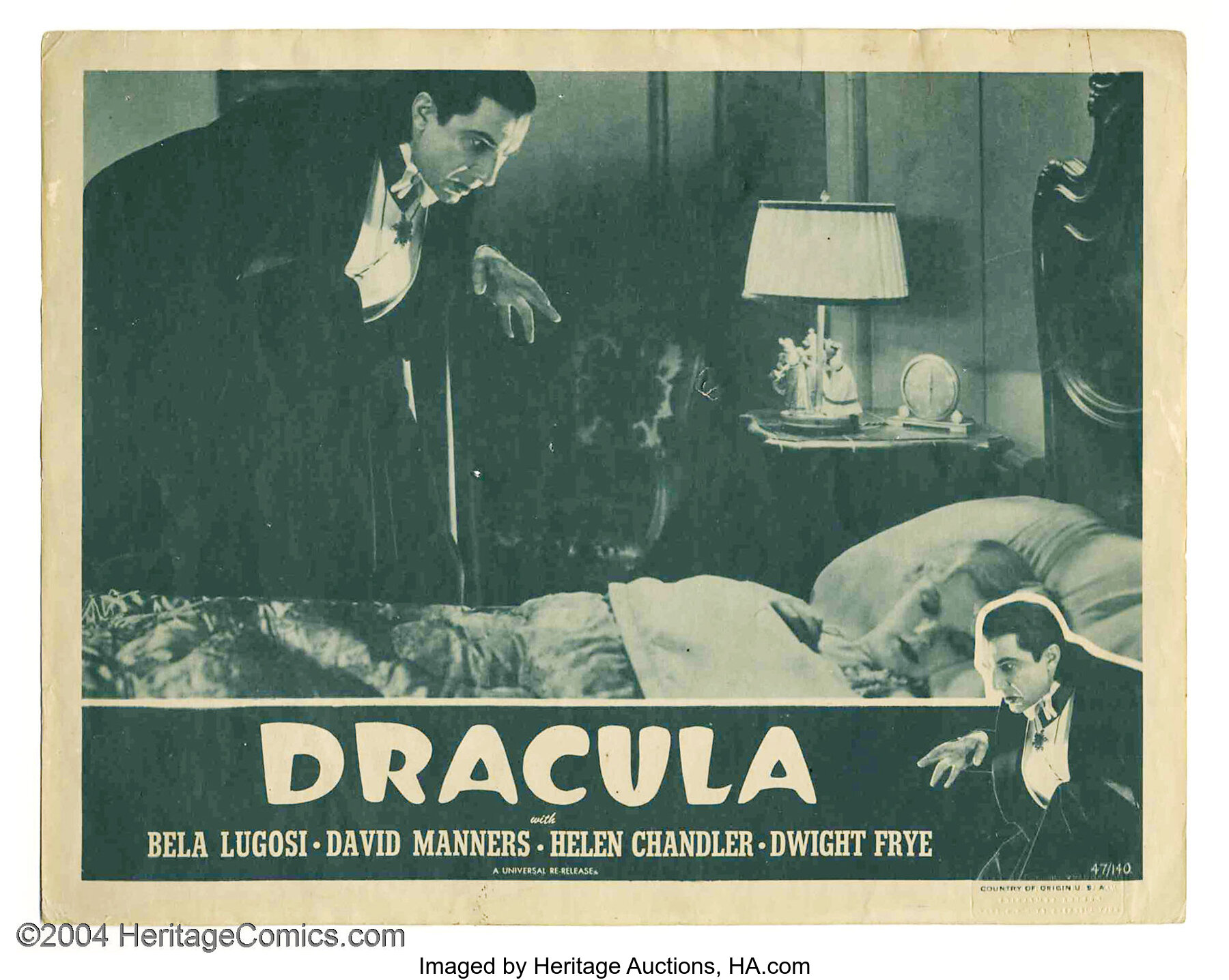 Dracula (universal, R-1947). Movie Posters Horror 