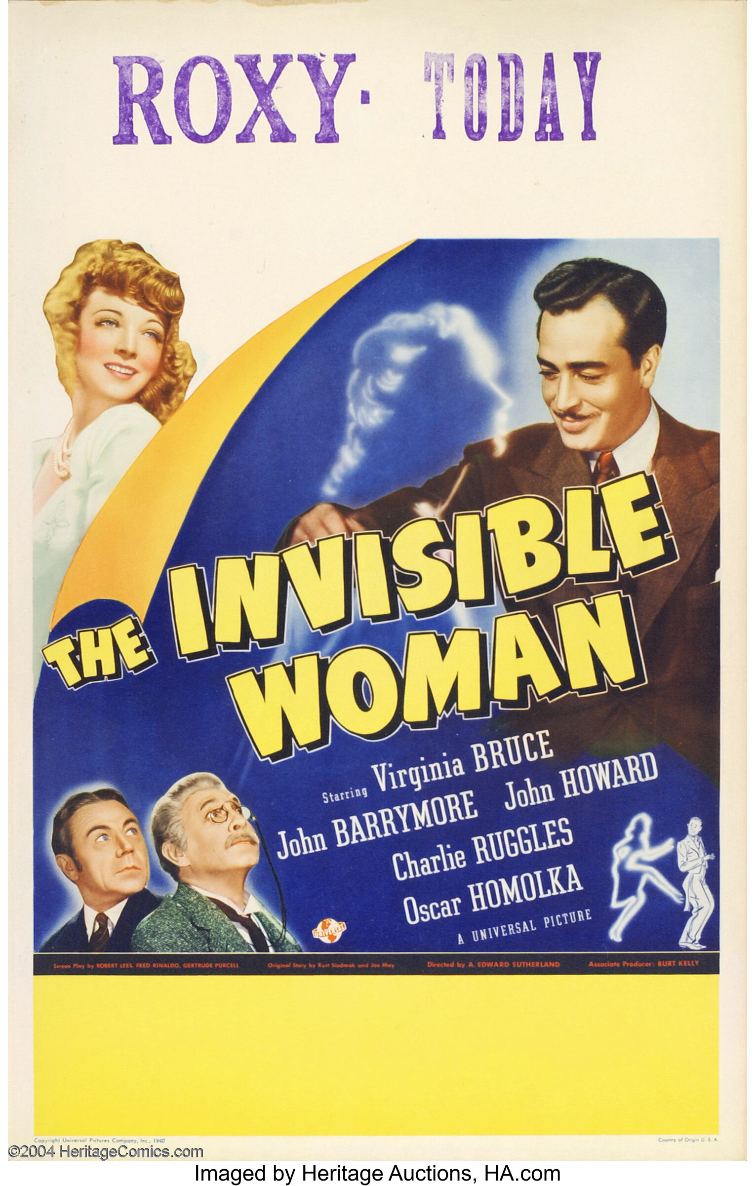 the invisible woman movie poster