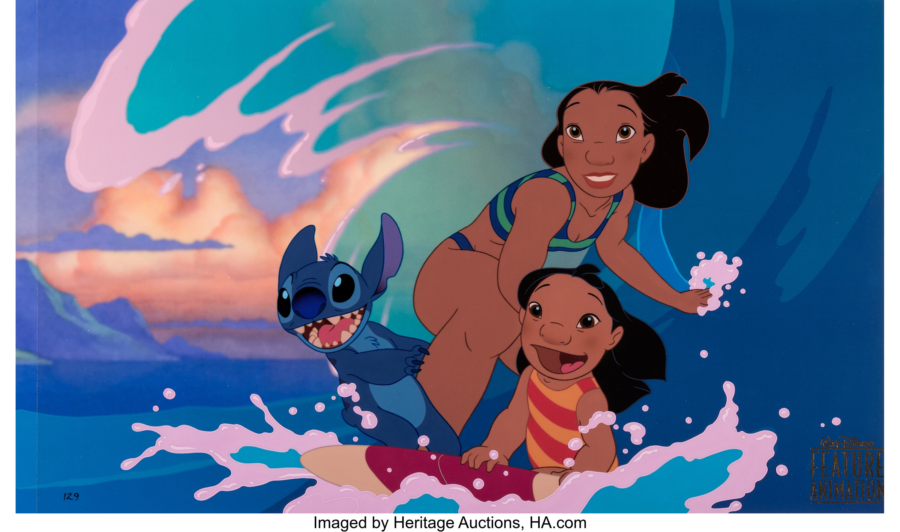 Lilo and Stitch Lilo, Stitch, and Nani Limited Edition Employee Cel ...