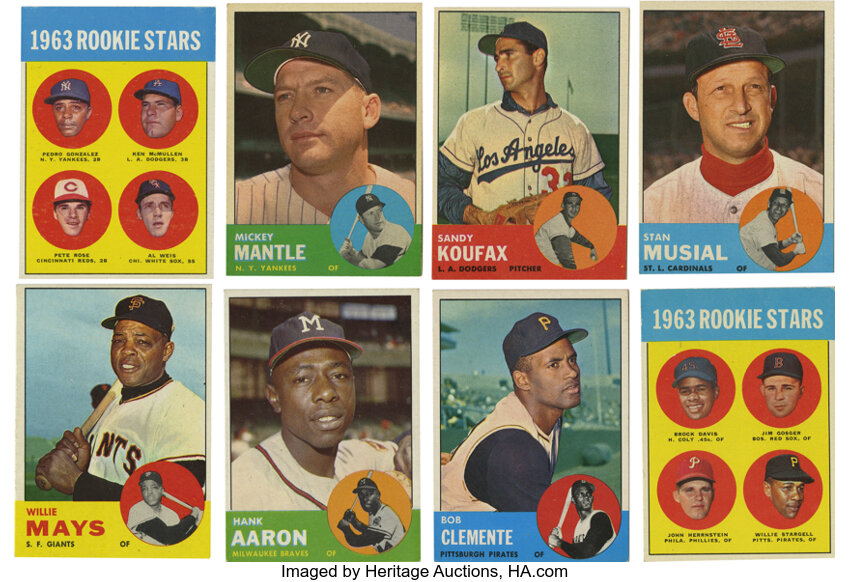 Old Vintage Original Baseball Card 1963 Topps # 242 Power Plus Ernie - Ruby  Lane