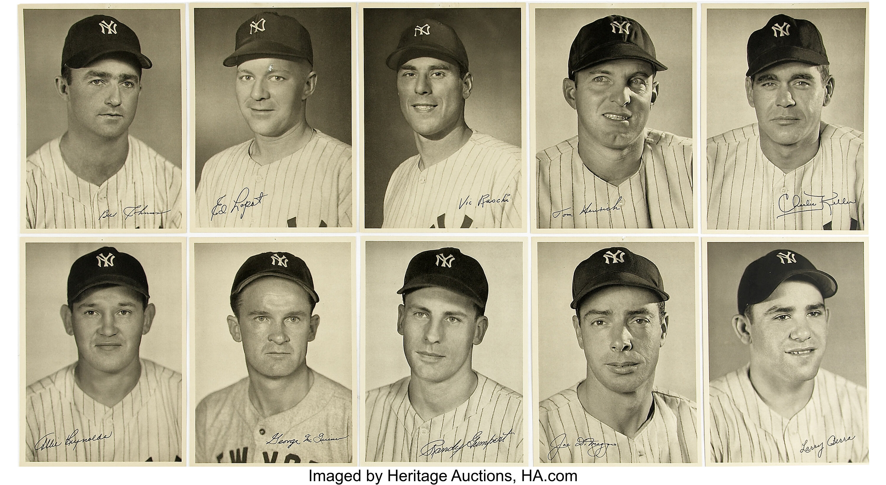 1947 New York Yankees Photo Pack (25). In 1947 the championship | Lot ...