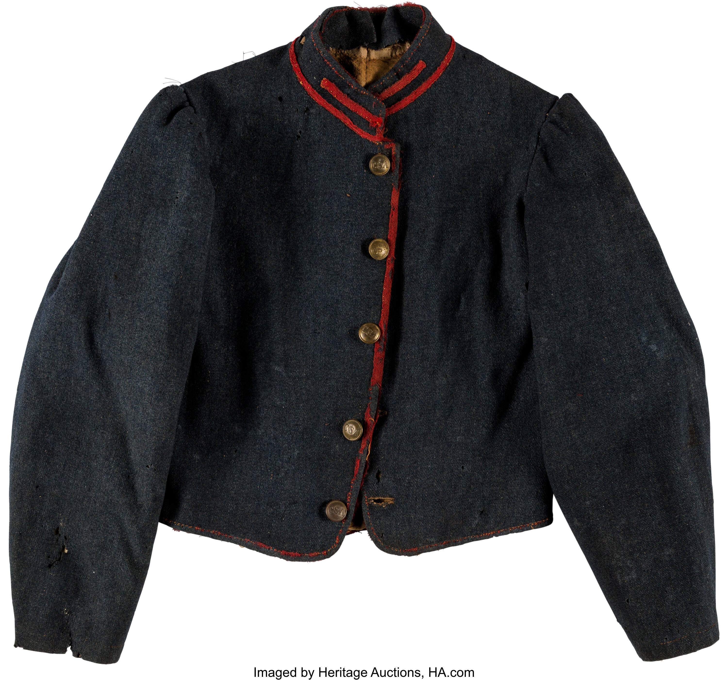 Shell Jacket Identified to South Carolina Confederate Soldier | Lot ...