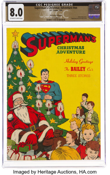 Golden Age (1938-1955):Superhero, Superman's Christmas Adventure #nn The Promise Collection Pedigree (National Periodicals, 1944) CGC VF 8.0 Off-white to white ...