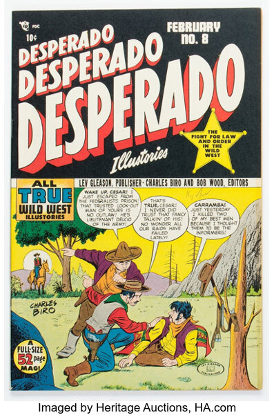 Golden Age (1938-1955):Western, Desperado #8 The Promise Collection Pedigree (Lev Gleason, 1949) Condition: NM....