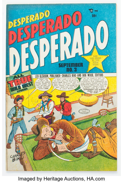 Golden Age (1938-1955):Western, Desperado #3 The Promise Collection Pedigree (Lev Gleason, 1948) Condition: NM....