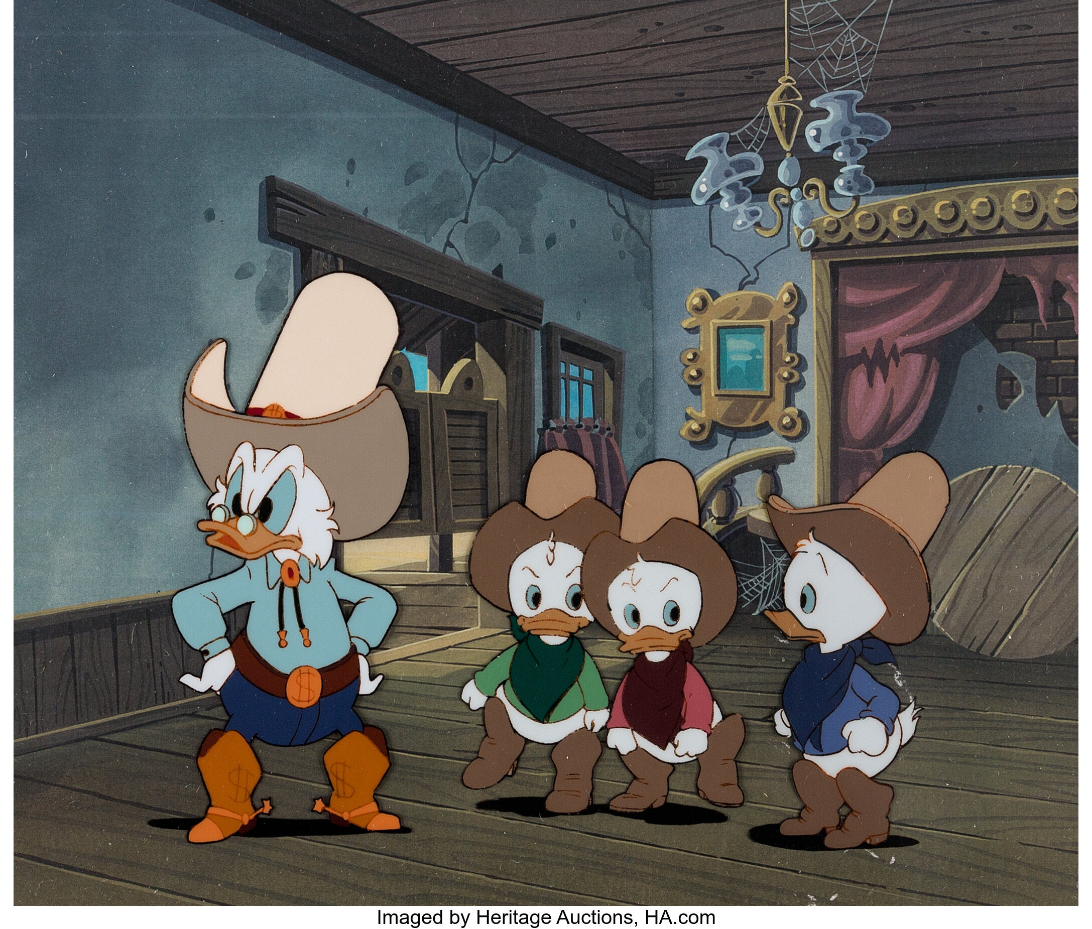 Ducktales Ducks Of The West Scrooge Mcduck And Nephews Lotid 33012 Heritage Auctions 7519