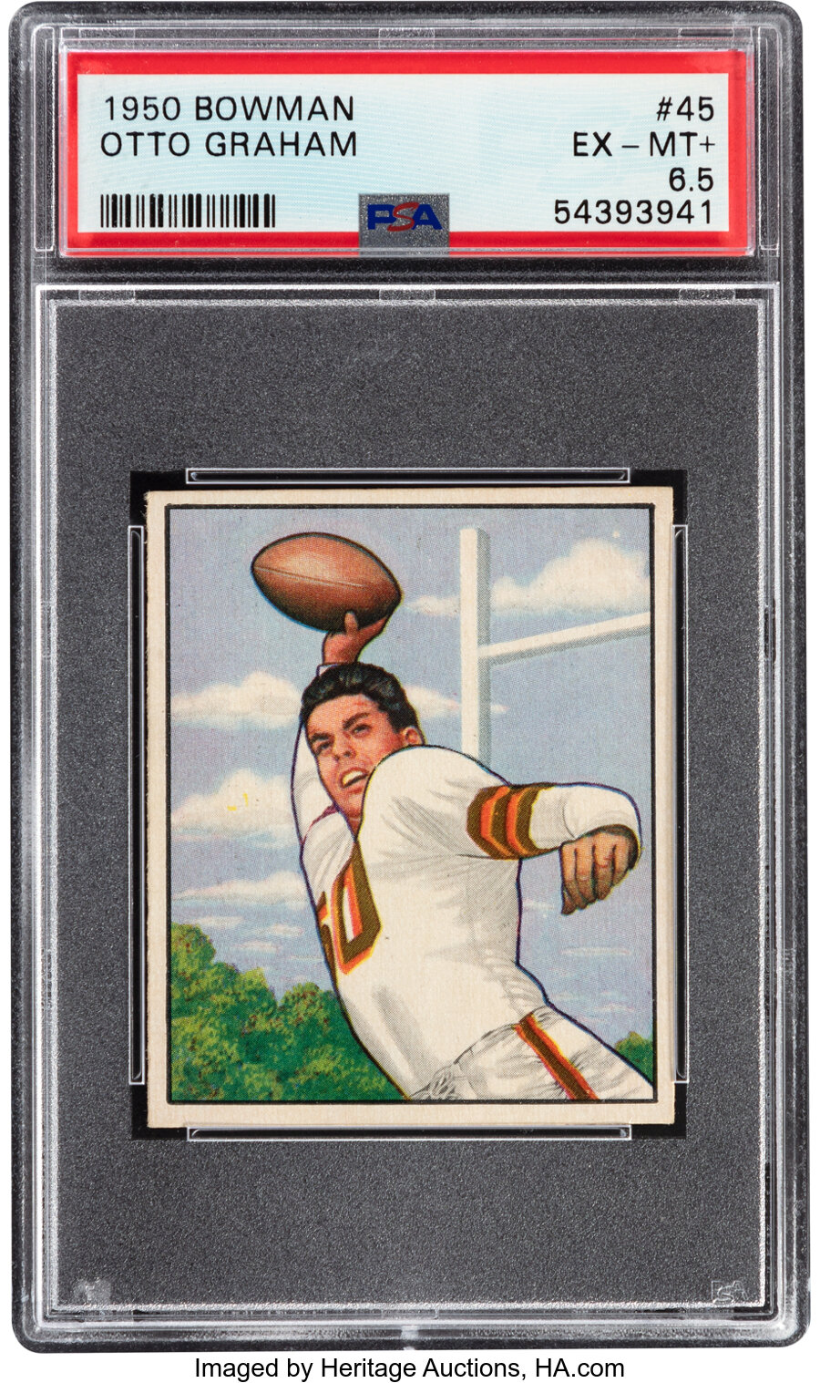 1950 Bowman Otto Graham Rookie #45 PSA EX-MT+ 6.5