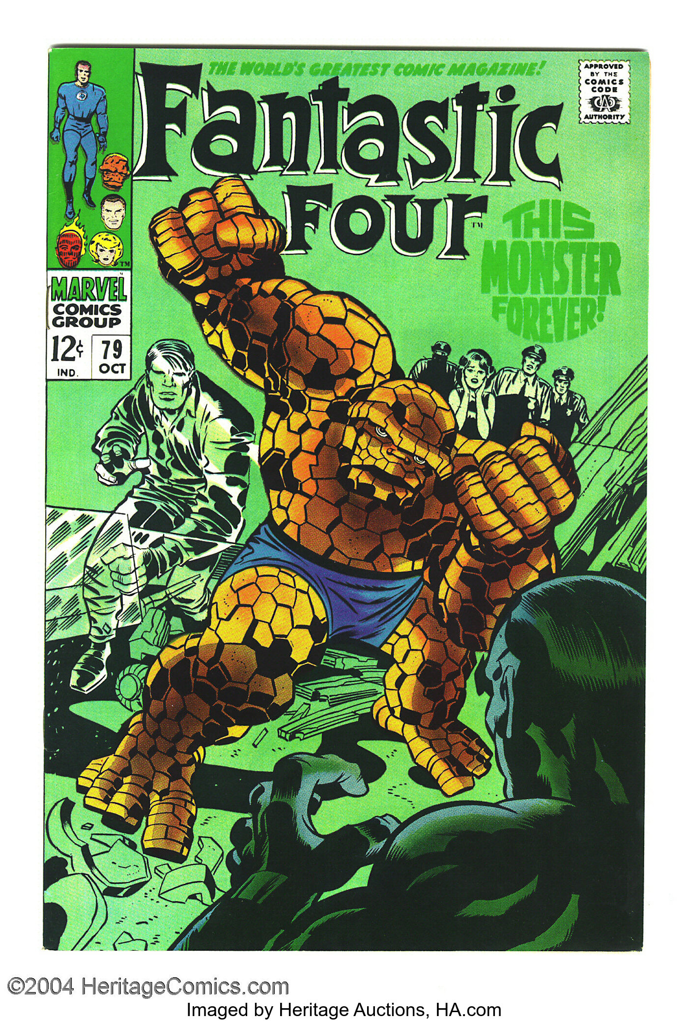 the thing fantastic four comic