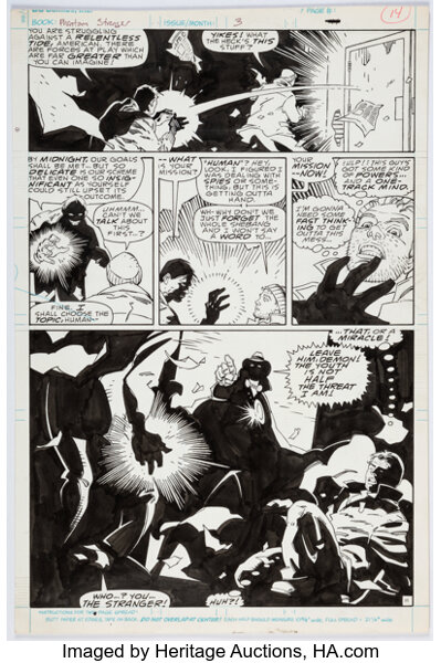 Original Comic Art:Story Page, Mike Mignola and P. Craig Russell Phantom Stranger #3 Story Page 11 Original Art (DC, 1987)....