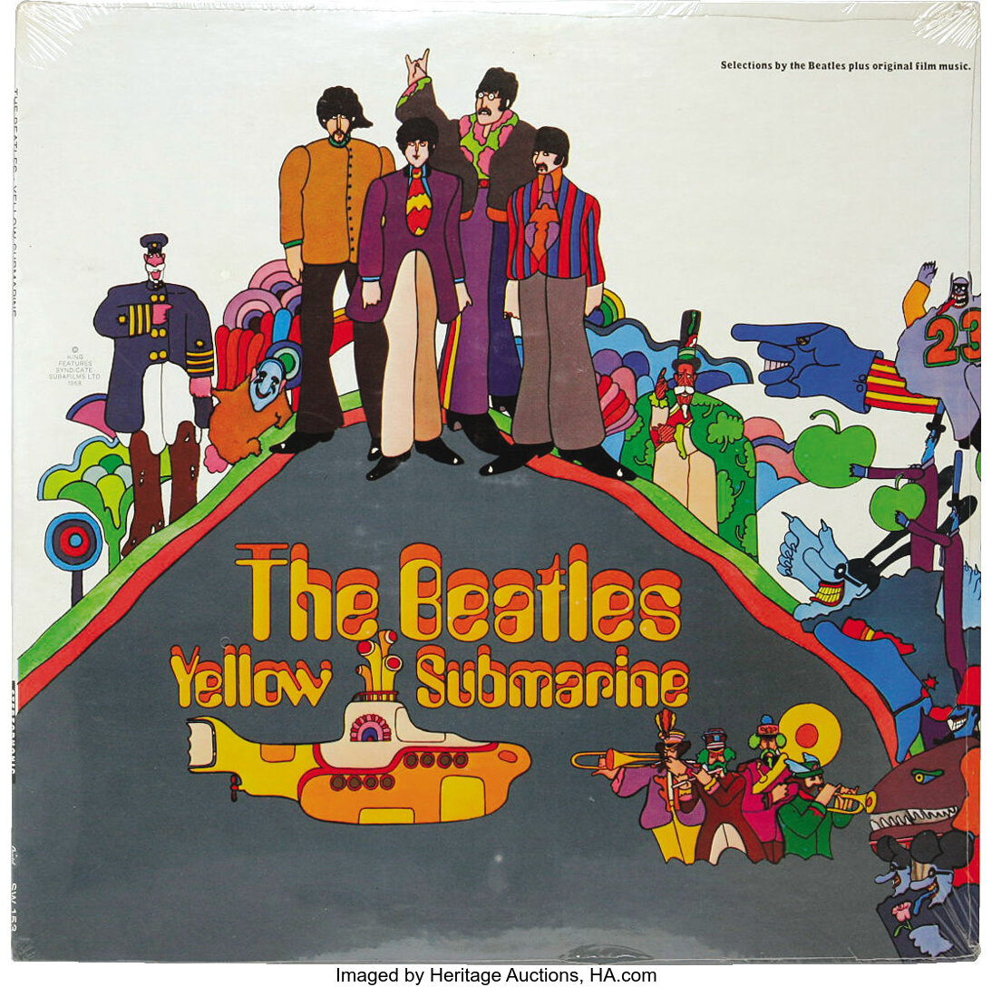 peter max beatles yellow submarine