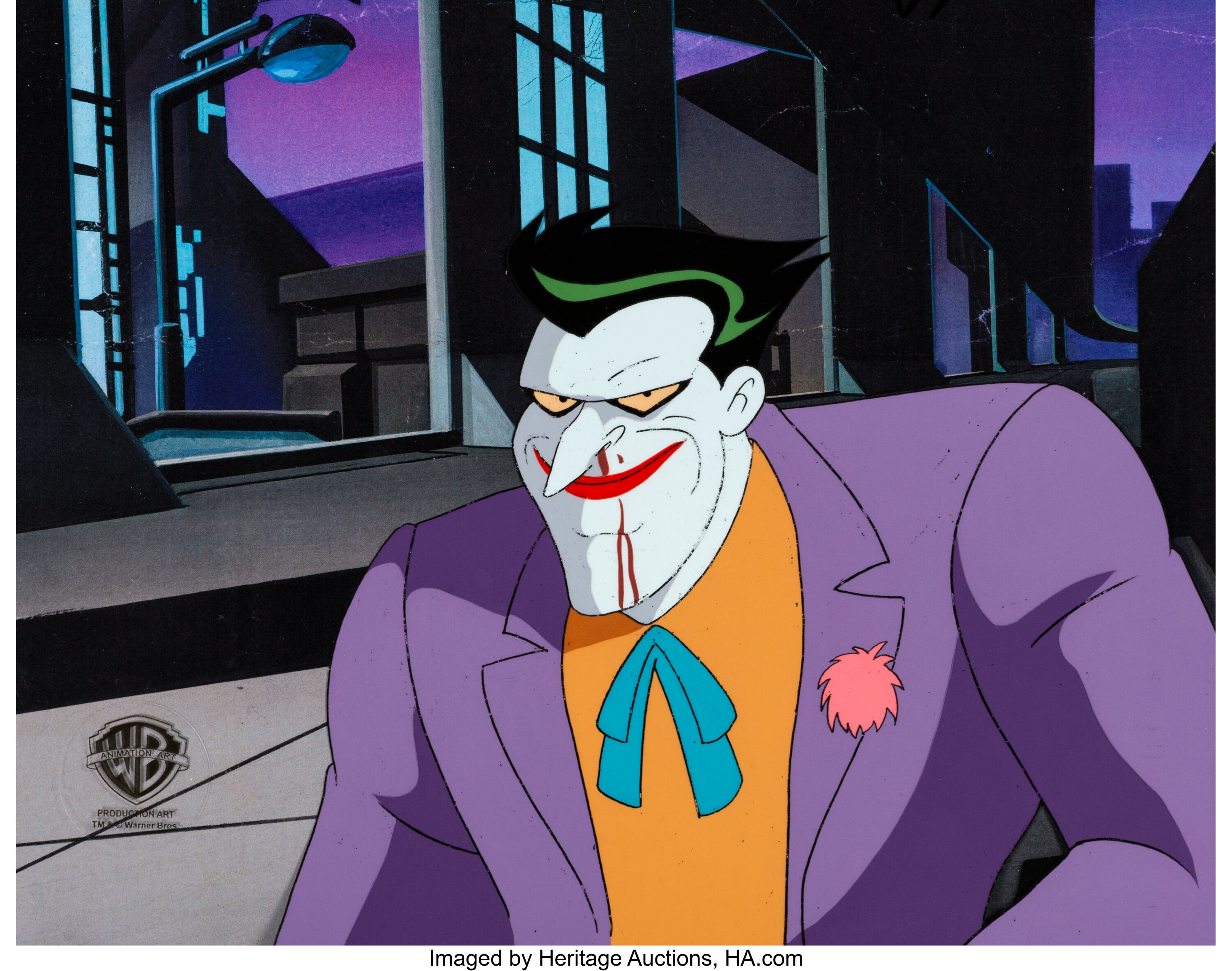 Batman: Mask of the Phantasm Joker Production Cel (Warner Brothers ...