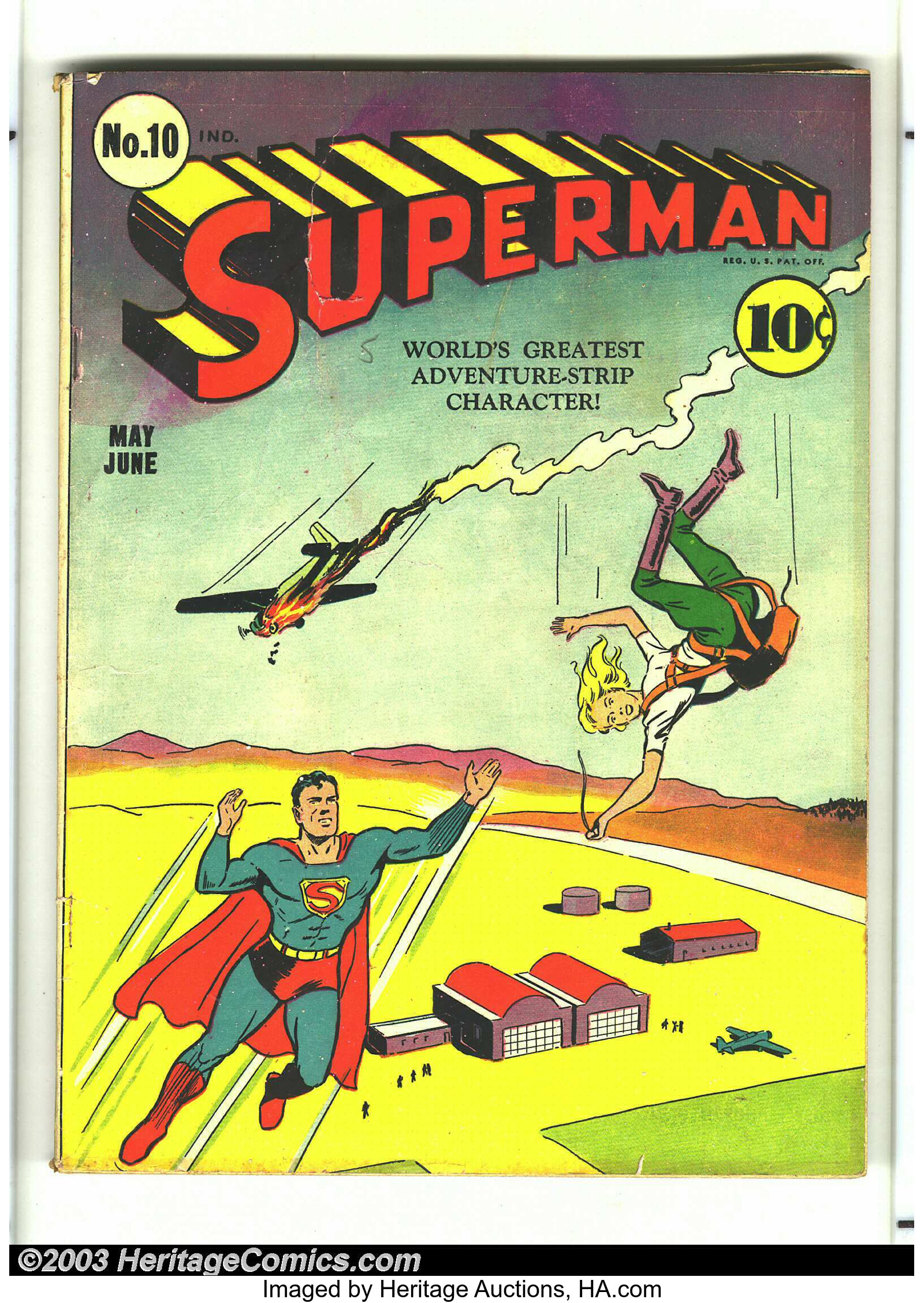 Superman 10 Dc 1941 Condition Gd Vg Supe S Lifelong Nemesis Lot 3126 Heritage Auctions