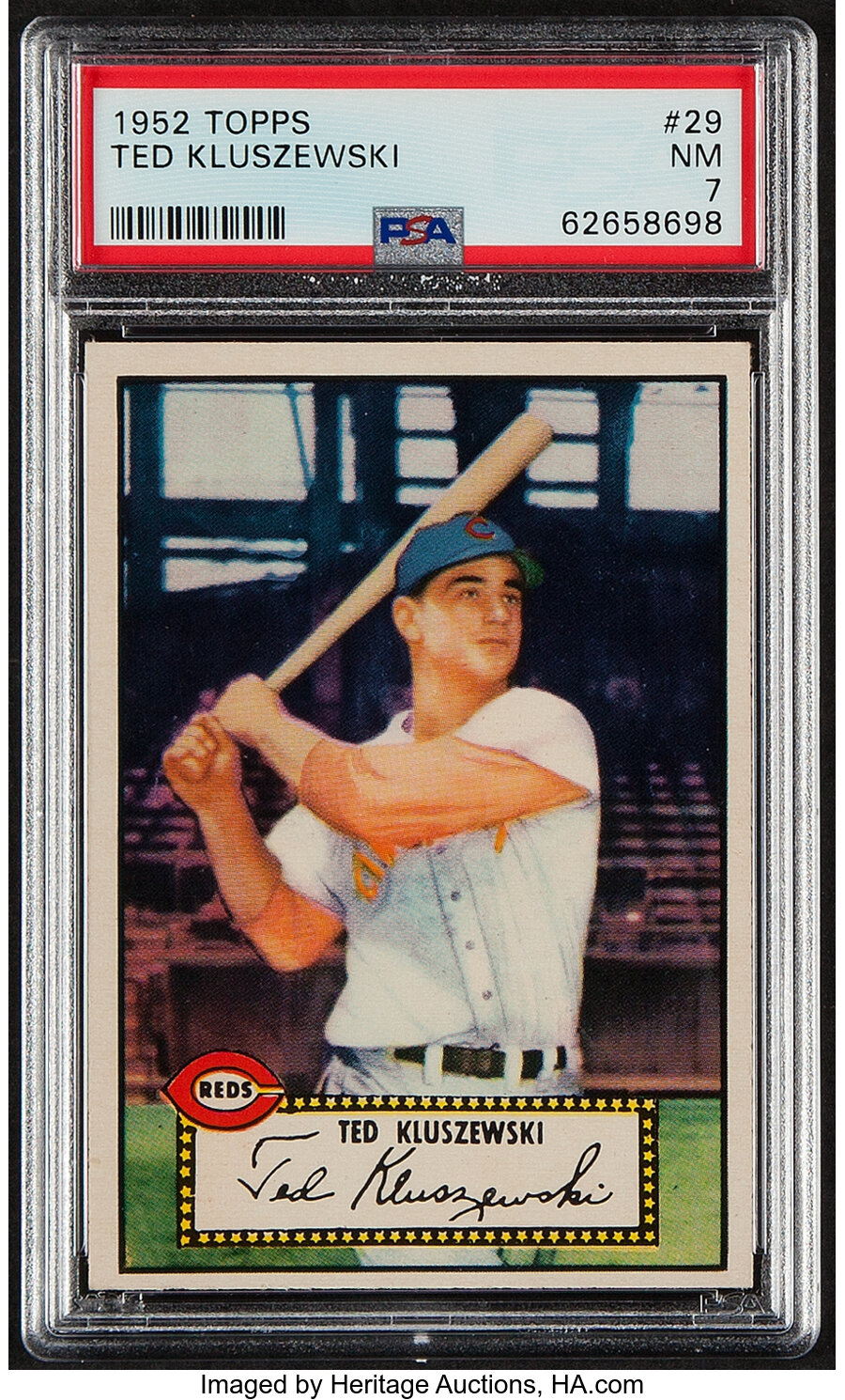 1952 Topps Ted Kluszewski #29 PSA NM 7