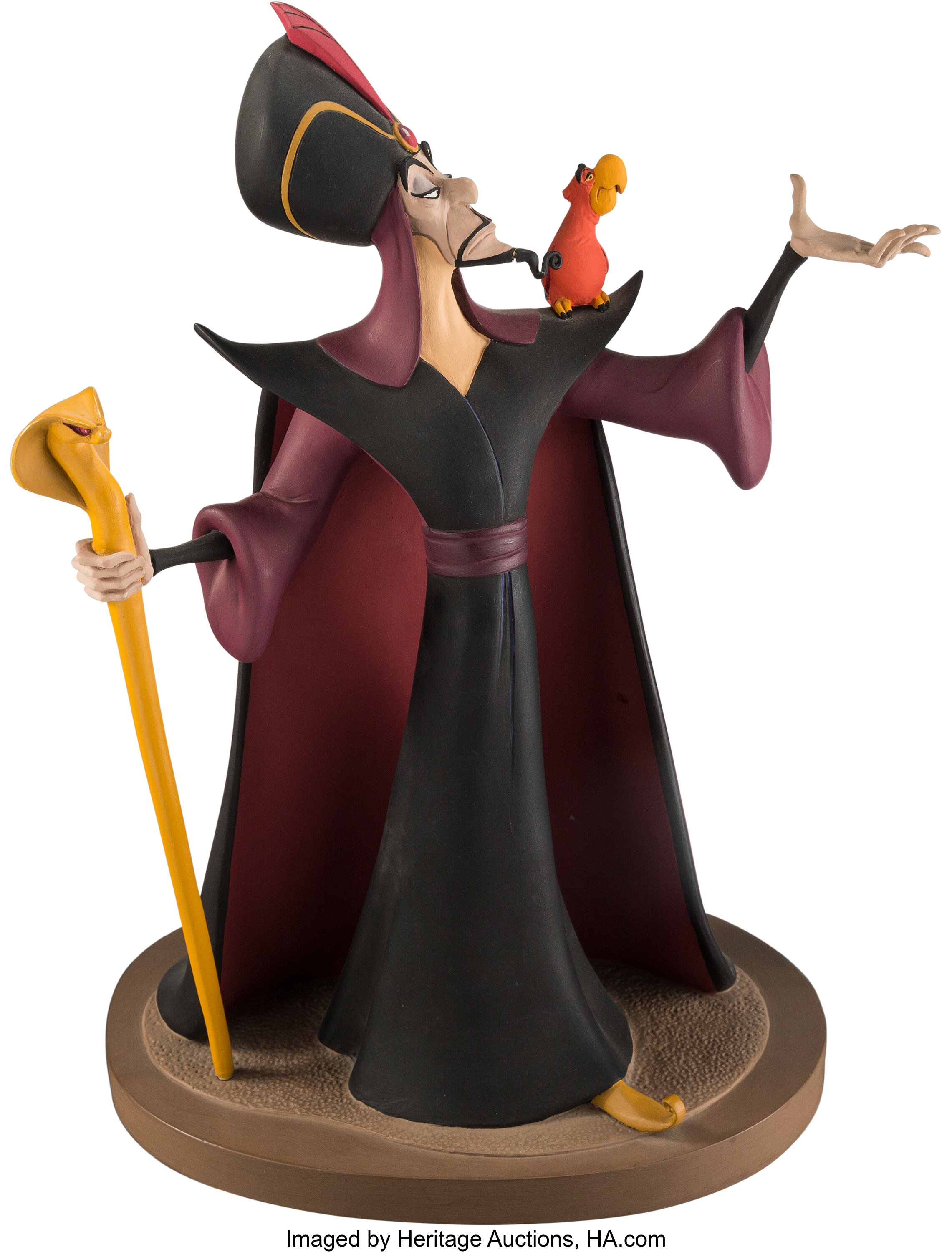 Aladdin Jafar and Iago Limited Edition Maquette #122/500 (Walt | Lot ...