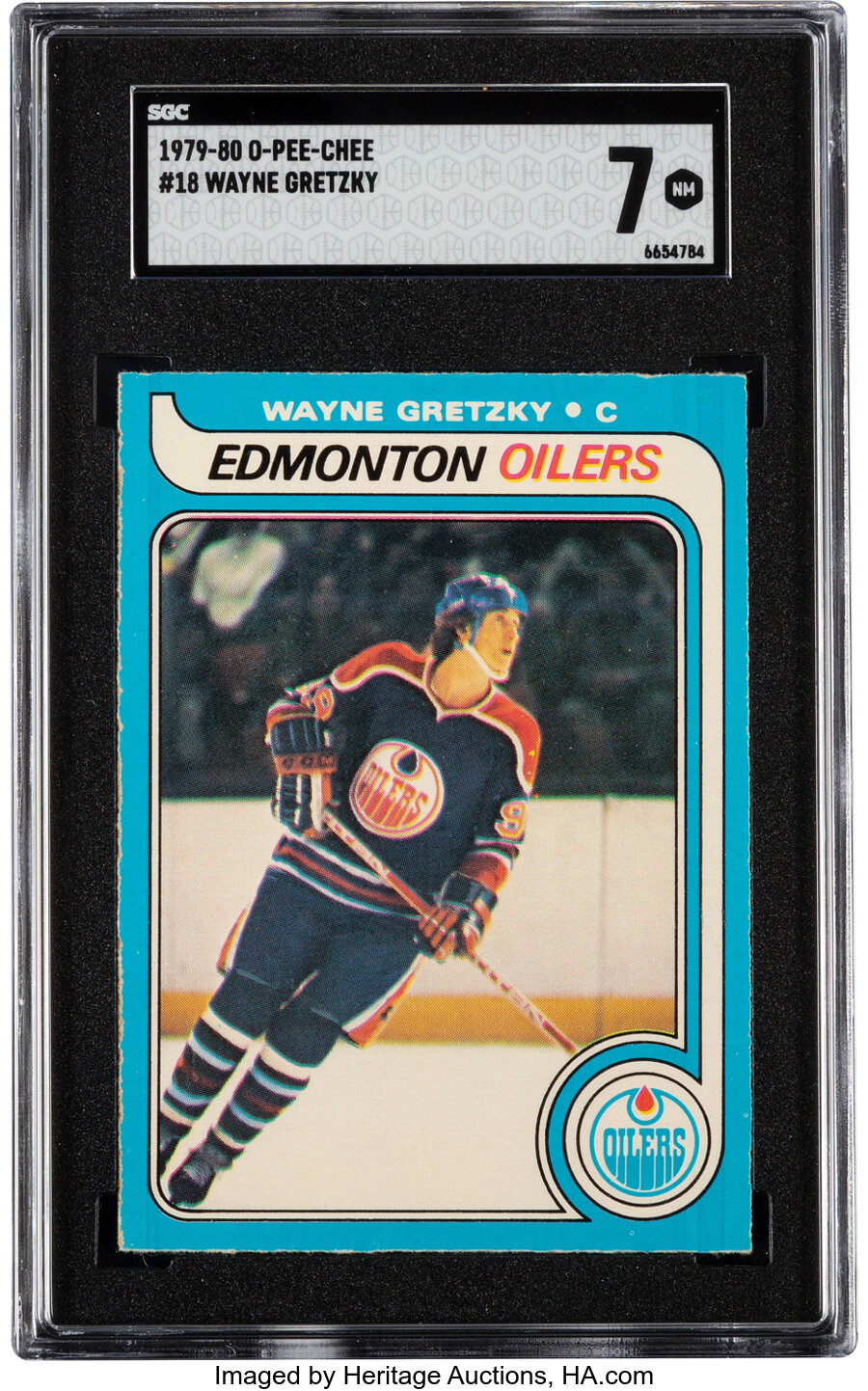 1979 O-Pee-Chee Wayne Gretzky Rookie #18 SGC NM 7