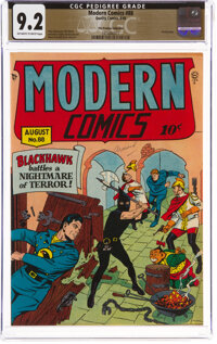 Modern Comics #88 The Promise Collection Pedigree (Quality, 1949) CGC NM- 9.2 Off-white to white pages