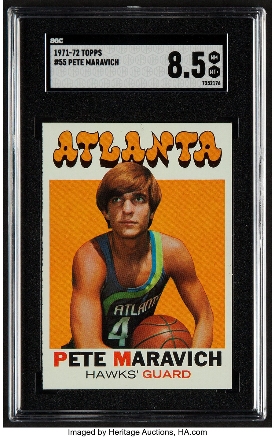 1971 Topps Pete Maravich #55 PSA NM/MT+ 8.5