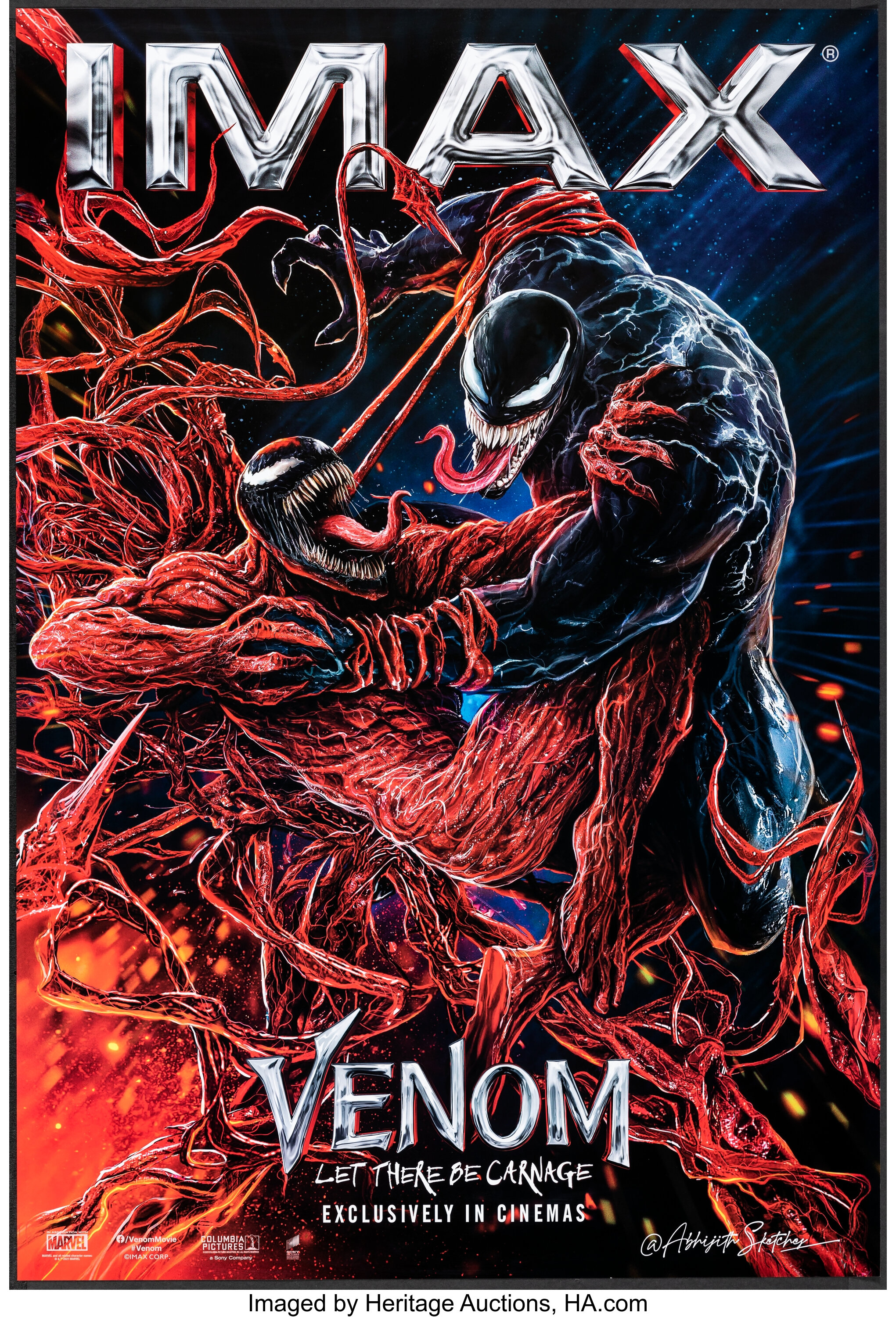 Venom: Let There Be Carnage (Columbia, 2021). Rolled, Near Mint. | Lot ...