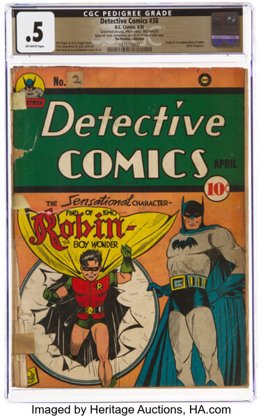 Golden Age (1938-1955):Superhero, Detective Comics #38 Incomplete - The Promise Collection P...