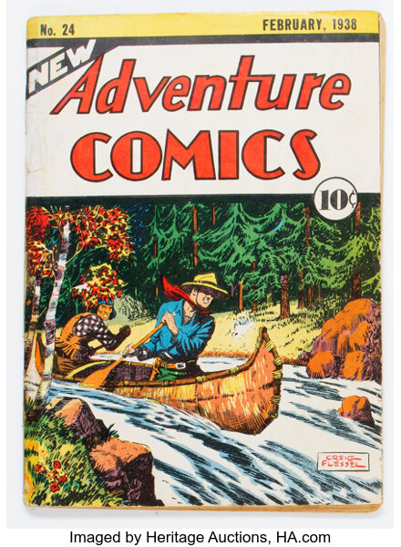Golden Age (1938-1955):Adventure, New Adventure Comics #24 (DC, 1938) Condition: Apparent GD...