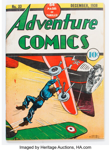 Golden Age (1938-1955):Adventure, Adventure Comics #33 (DC, 1938) Condition: Apparent GD/VG....