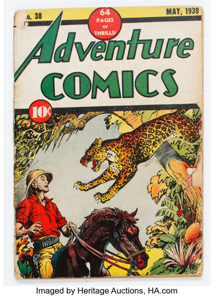 Golden Age (1938-1955):Adventure, Adventure Comics #38 (DC, 1939) Condition: Apparent GD....